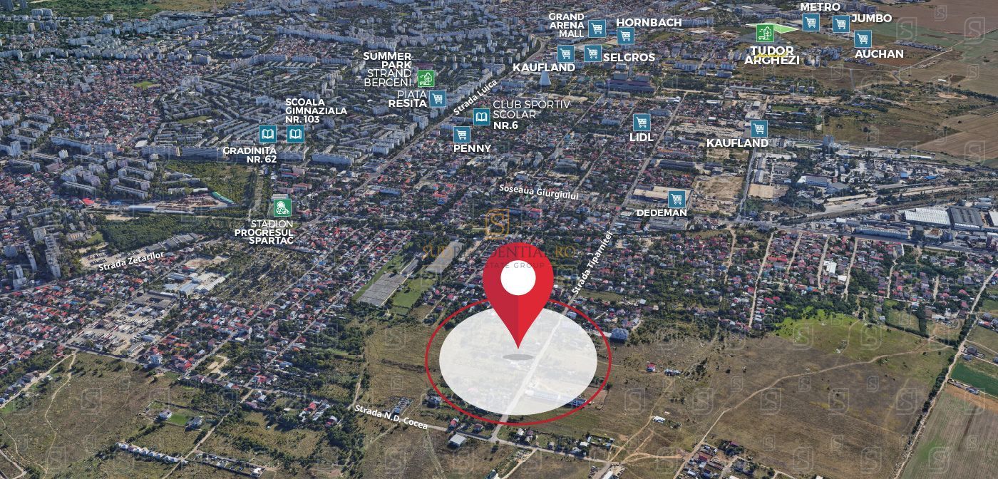 Teren 1.475 mp,  Ideal dezvoltare imobiliara, Str. N.D. Cocea - Poză 4