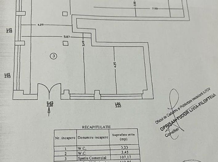 3 camere  || Voluntari || IDEAL PENTRU LOCUINTA SAU SPATIU COMERCIAL - Schiță 24
