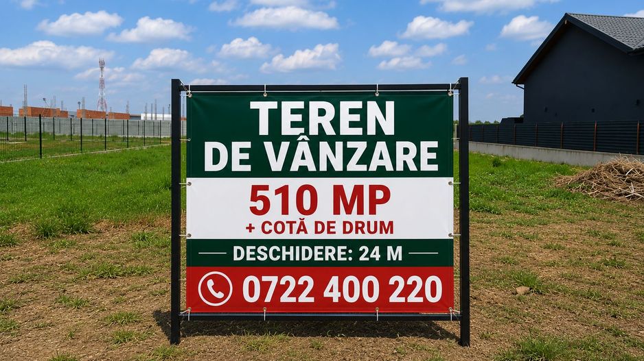 Teren 510 mp Clinceni – Șos. Ordoreanu | + cotă drum acces | Ideal casă - Poză 1