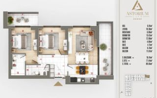 Titan-Pallady-3 Cam-90 mp-Modern-Finisaje Premium- Astorium Residence - Poză 7