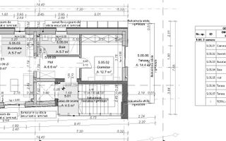 Apartament exclusivist 2 camere, 18mp terase, singur pe etaj Marasti - Schiță 4