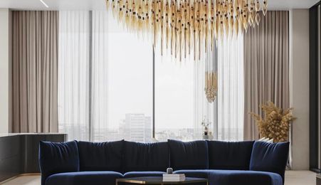 Penthouse cu panoramă spectaculoasă într-un ansamblu modern din nordul Capitalei