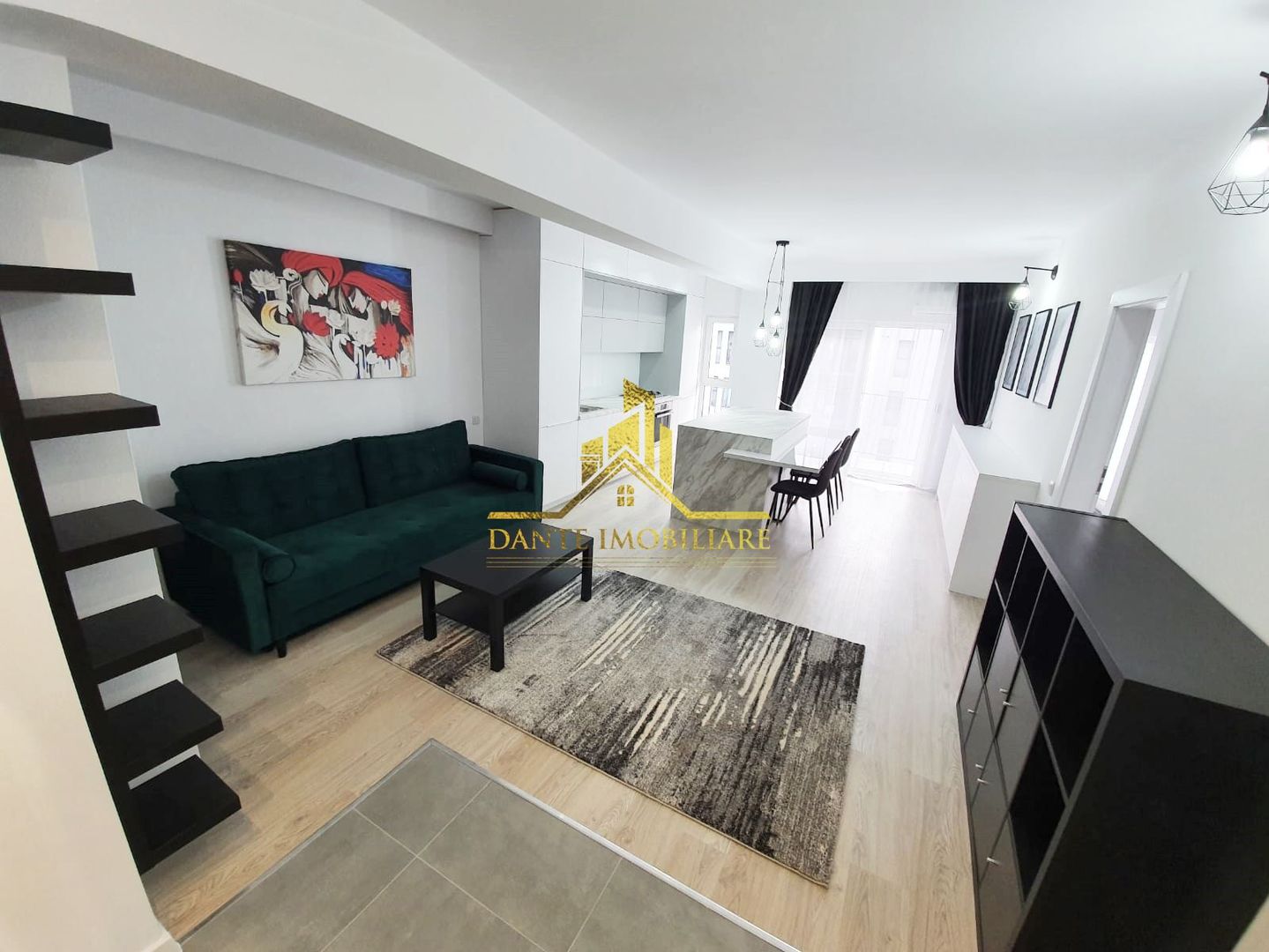2 camere, mobilat modern, bloc nou, balcon, parcare, zona Marasti - Poză 8