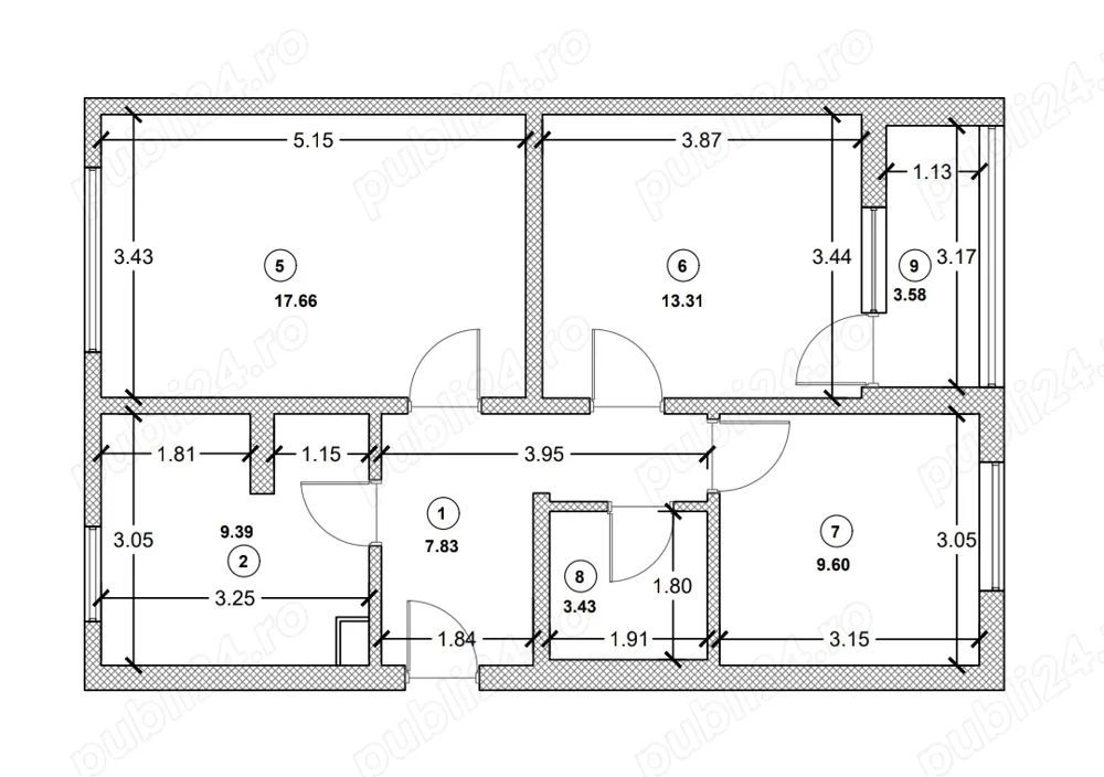 Apartament 3 camere zona TItan - Codrii Neamtului - Poză 10
