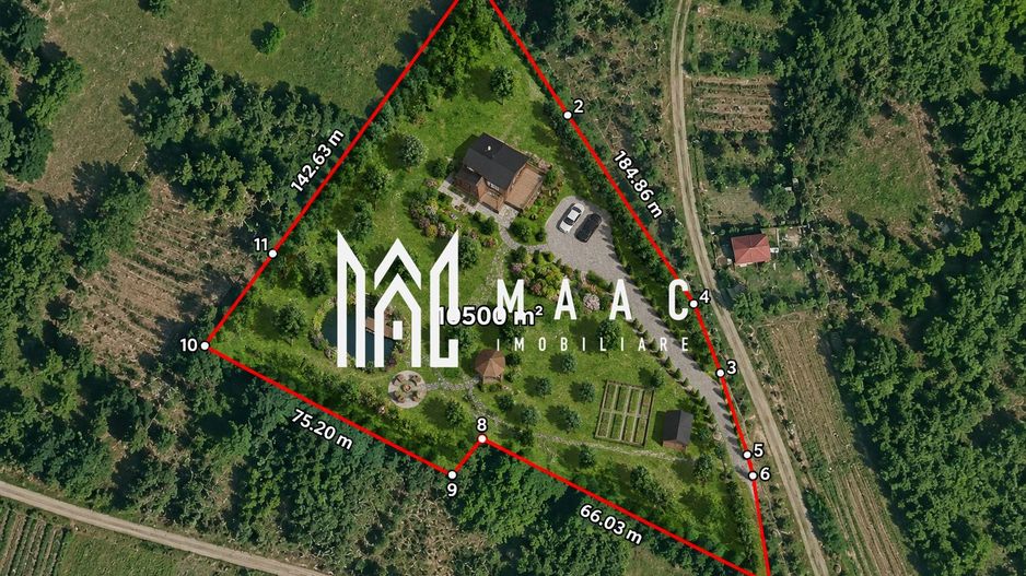 Teren 10500MPU I Daia I Acces 2 drumuri I Ideal Construcții I Cabana - Poză 1