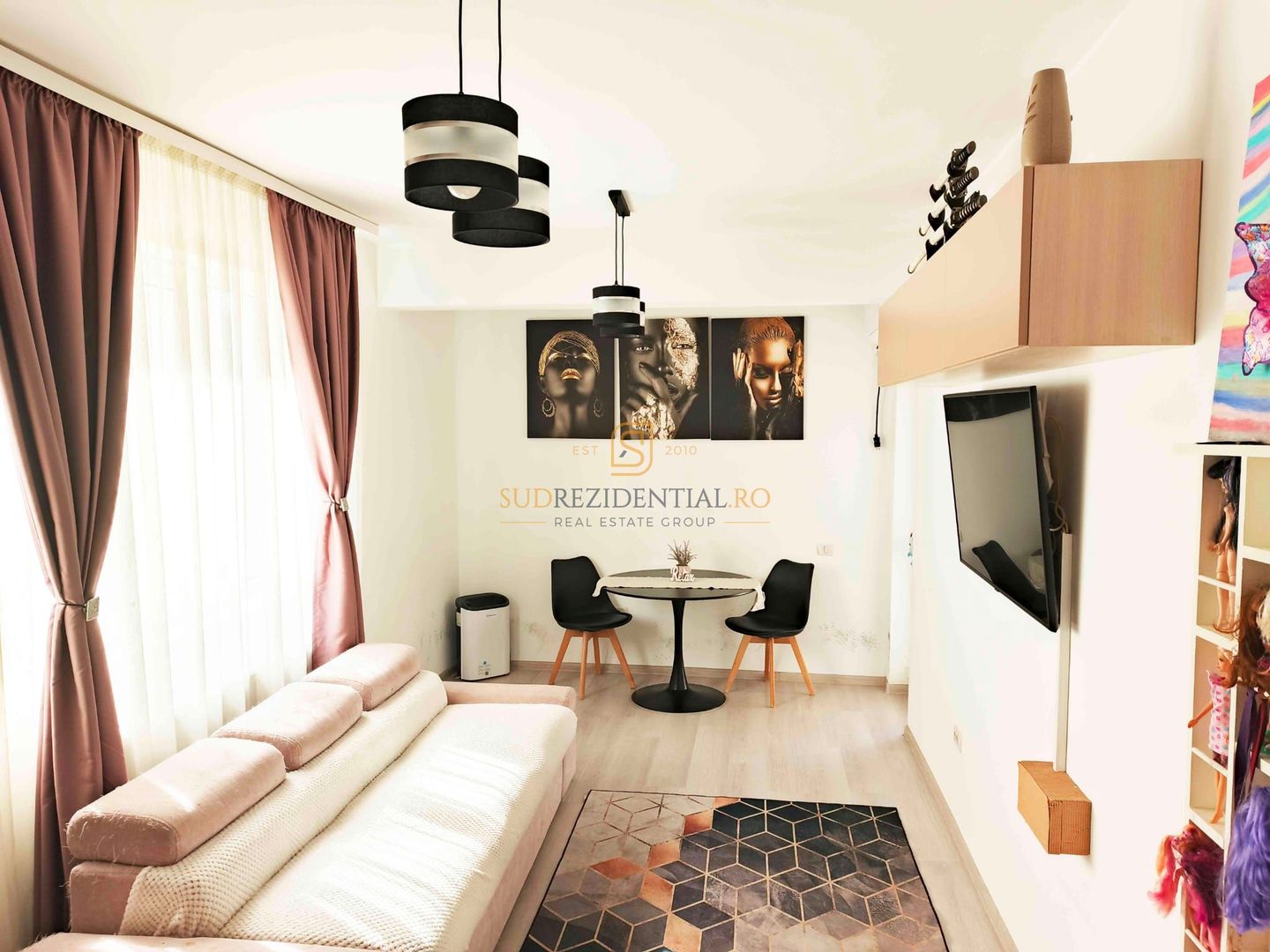 Apartament gata de mutare, 2 camere, mobilat si utilat, bloc 2021 - Poză 1