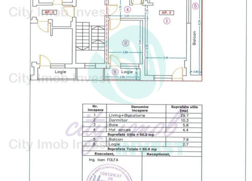 Apartament in zona Floreasca-Tei cu terasa de 8mp - Poză 8