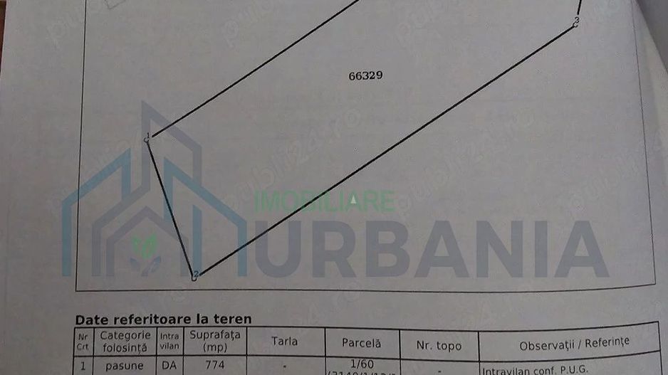 Teren de vânzare, 773 mp, strada Bârnova, Iași - Poză 2