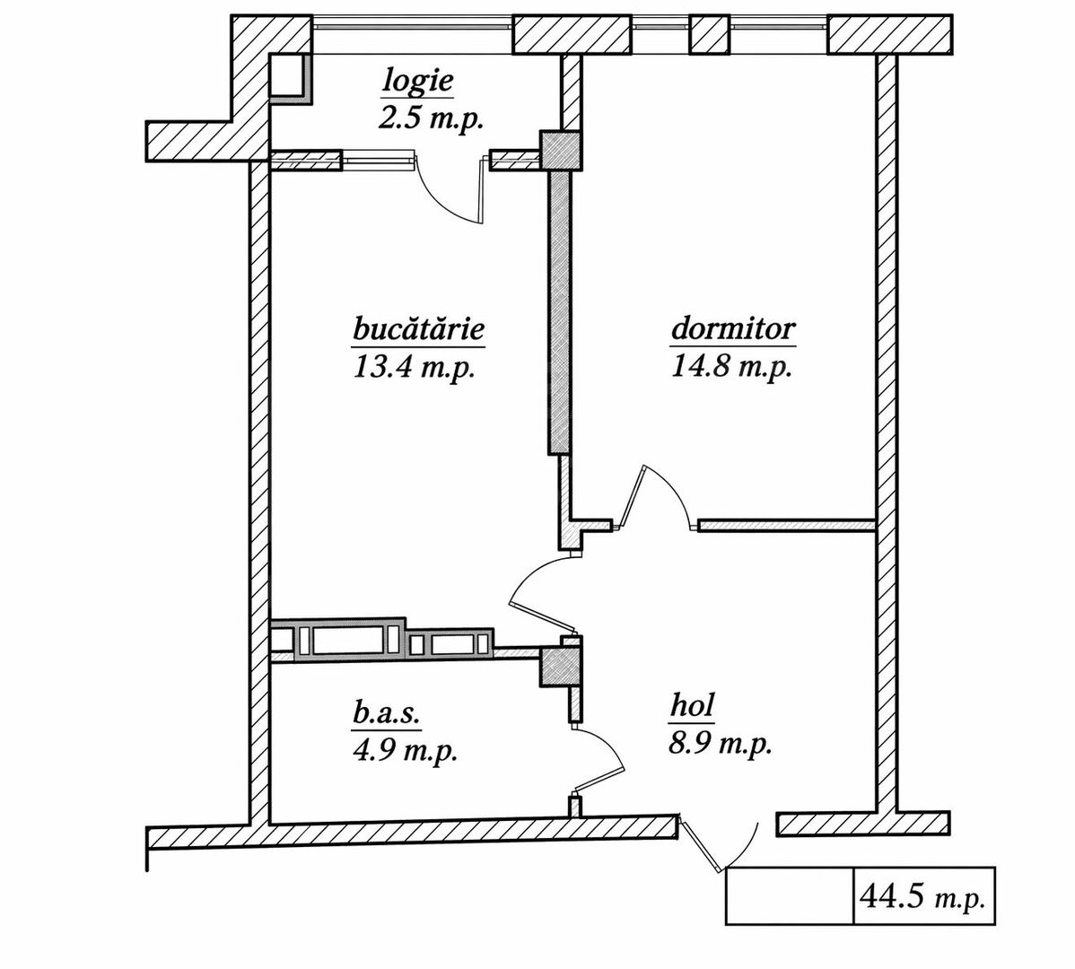 Vânzare, apartament, 1 cameră, str. Nicolae Dimo, Durlești. - Poză 2
