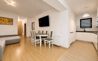 3 camere la cheie, bloc nou, 2 parcări subterane, terasă cu piscină - Poză 9
