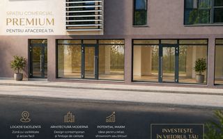 Spatiu comercial 75mp, vitrina stradala 12 m - (COD10) TOMIS NORD - Poză 1