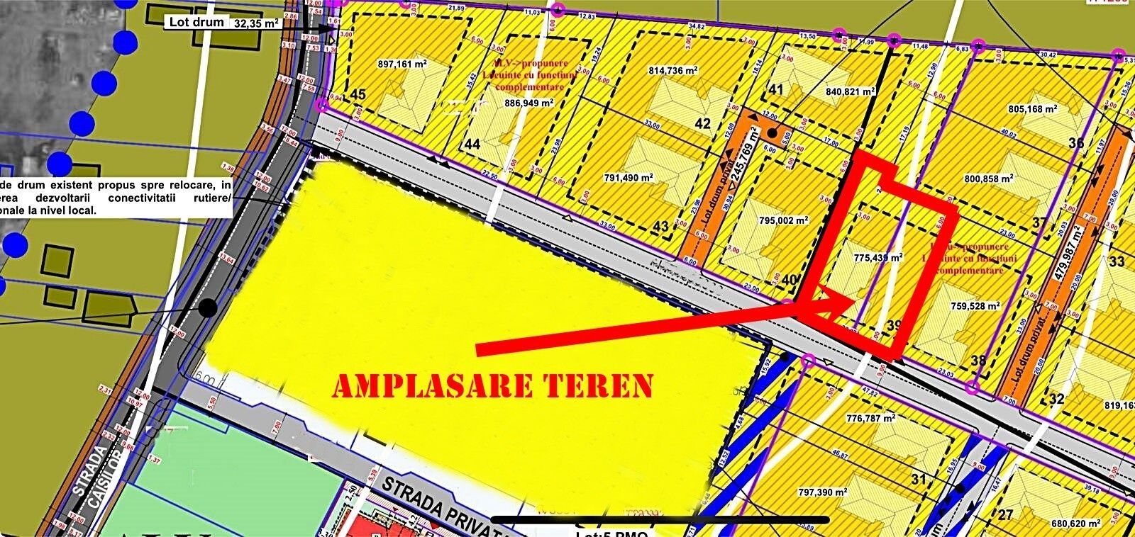 Teren intravilan 775 mp de vânzare pe strada Caișilor, Oradea - Poză 1