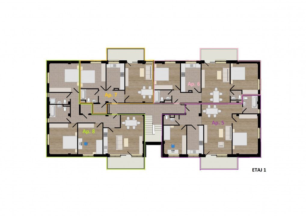 Zorilor Residence, Apartamente Noi 2-3-4 camere - Str. Zorilor - Carei - Poză 6