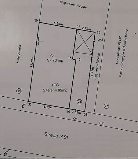 Casă 4 camere renovată 2025 – Strada Iași nr. 21, Rahova, București! - Schiță 16