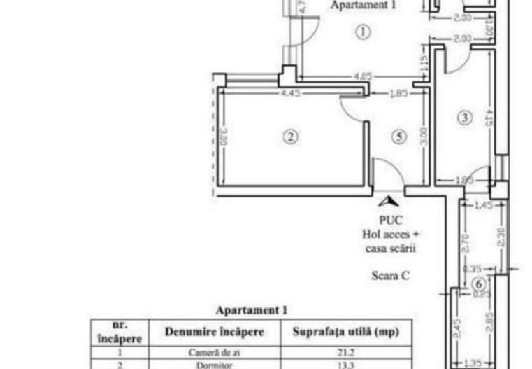 Zona Coresi, 2 camere ,59 mp,  cu grădină proprie și  loc de parcare. - Poză 11