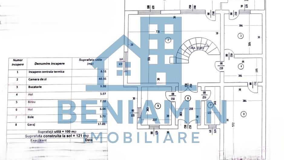 Casa P+M 224mp si teren 1000mp-Romanesti pe principala-2014-Libera - Schiță 10