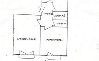 Apartament 2 camere | Libertății | Decomandat - Schiță 1