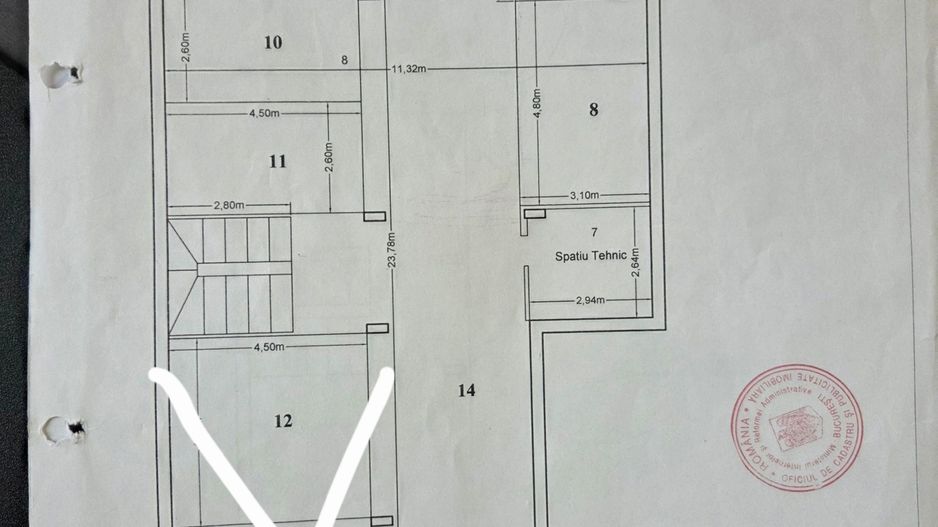 Spatiu subsol 227mp cu parcari subterane si boxe - Poză 10