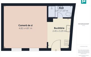 Apartament cozy cu o cameră, zona centrală - Poză 6