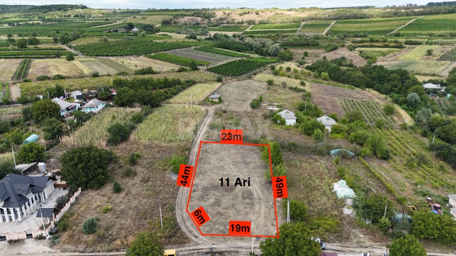 Teren pentru construcții – 11 ari în Scoreni, r-nul Strășeni - Poză 2