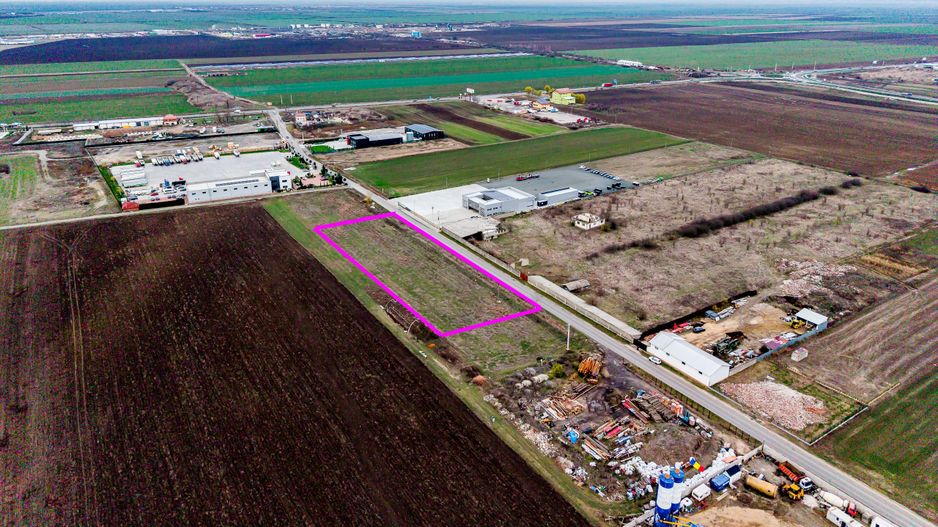 Teren cu acces DN7 și A1, ideal pentru dezvoltări industriale - Poză 6