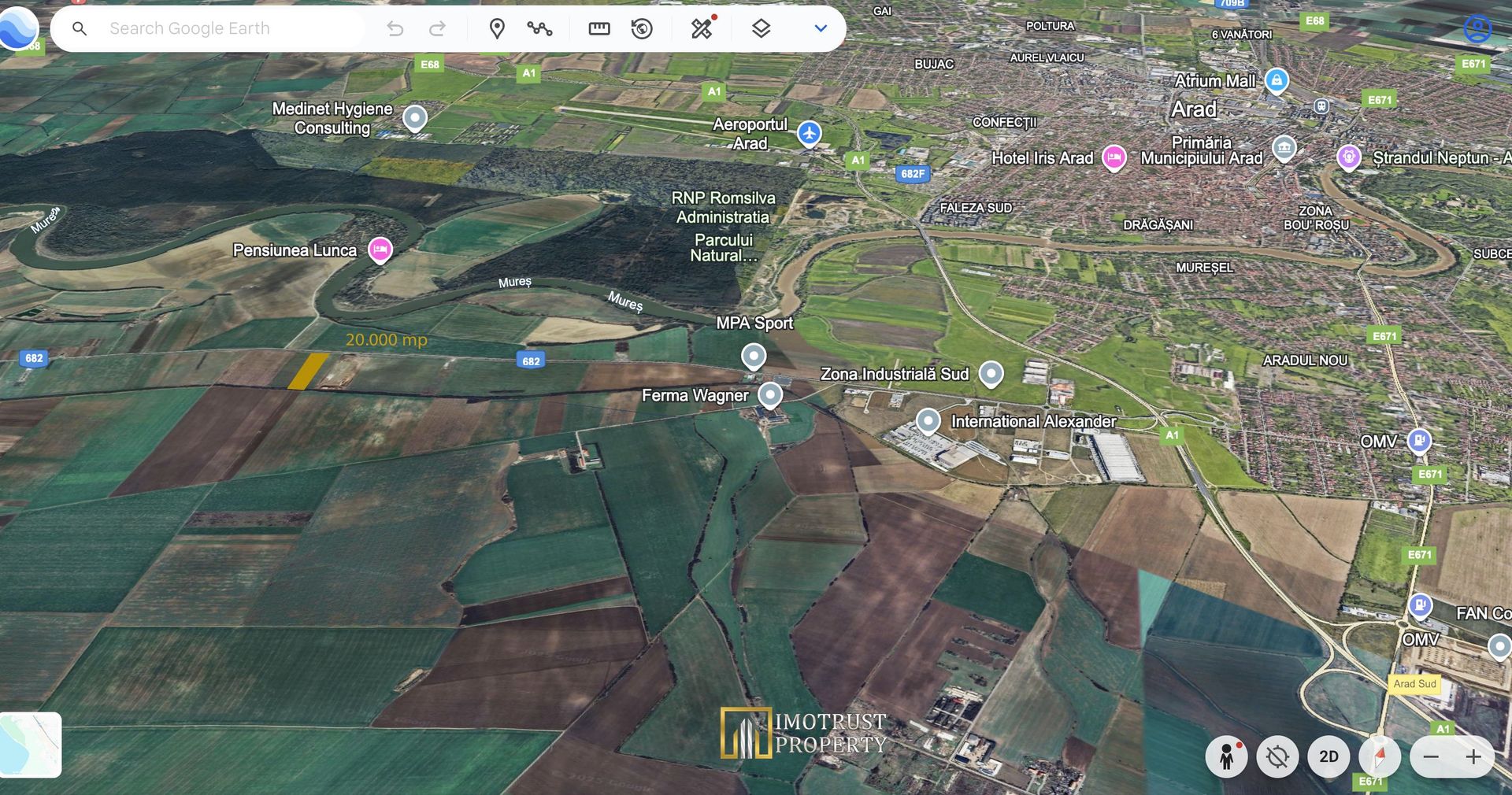 Teren industrial 20.000 mp cu acces rapid la Autostrada A1 – Arad - Poză 3