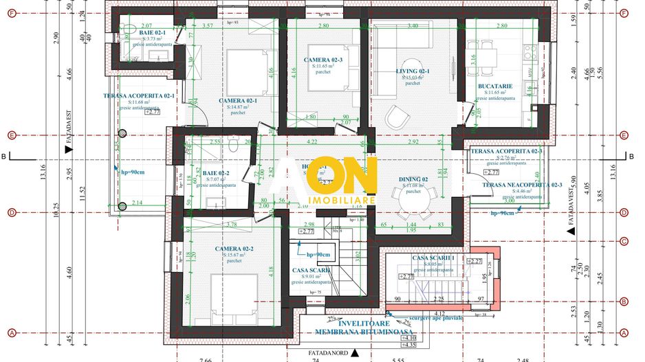 Apartament tip duplex, D+E, 5 camere, la cheie, 450 mp teren, Barabant - Poză 3
