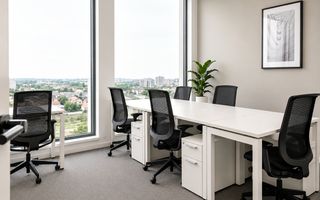 De inchiriat  birou 2 persoane clasa A, cladirea VOX , 0% COMISION - Poză 1