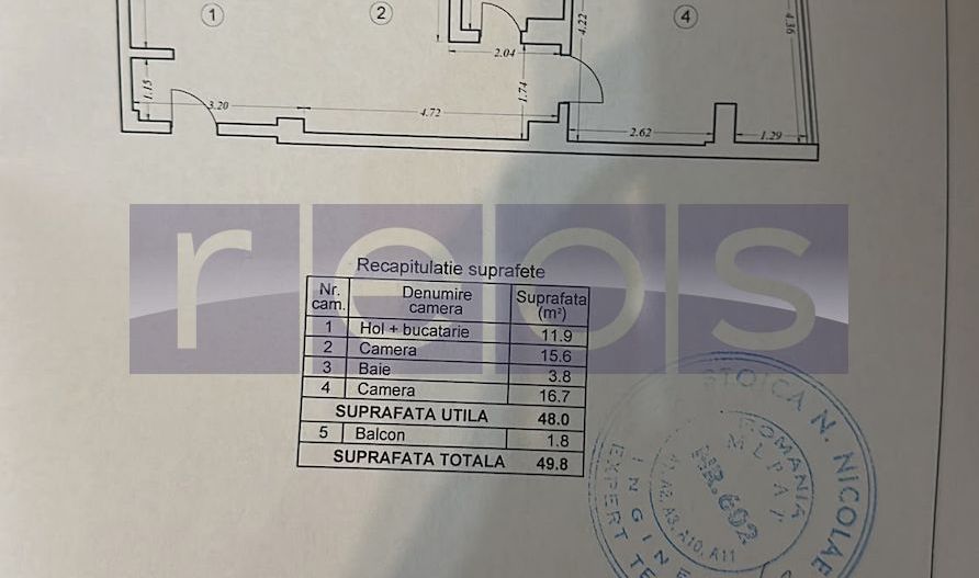 VANZARE APARTAMENT 2 CAMERE | 50 MP | ETAJ 2/5 | 2016 | SEBASTIAN - Poză 15