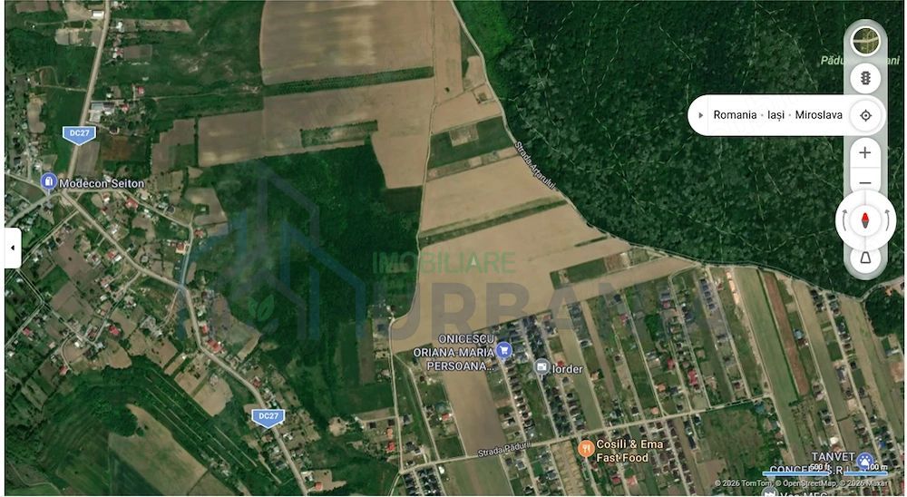 Teren extravilan în Valea Ursului, Miroslava, Iași – 2000 mp - Poză 1