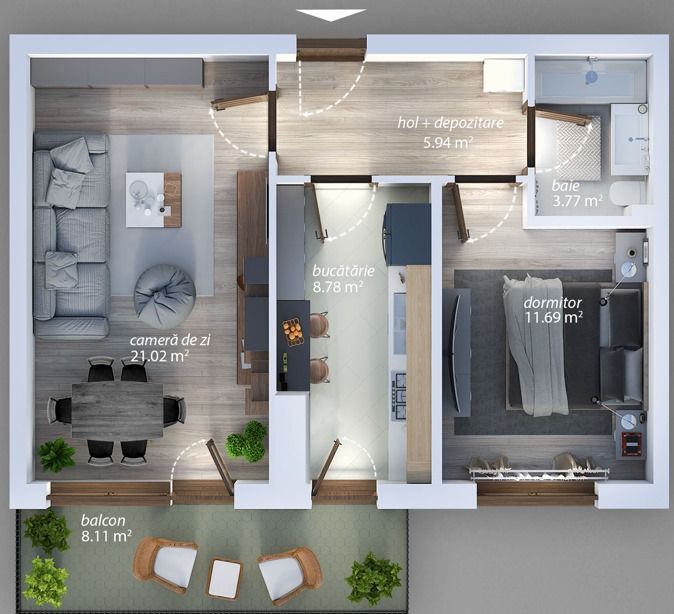 2camdec-mut.imed.premium,sec4,strAPersu, Lidl-Kaufland-parc T. Arghezi - Poză 1