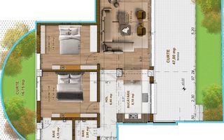 Apartament de vânzare 3 cam în Natural Residence - Poză 1