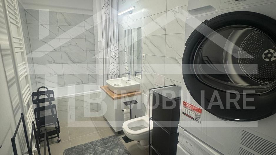 Apartament cu 2 camere, 60mp, decomandat, parcare,  Zona Maurer Residence, - Poză 9