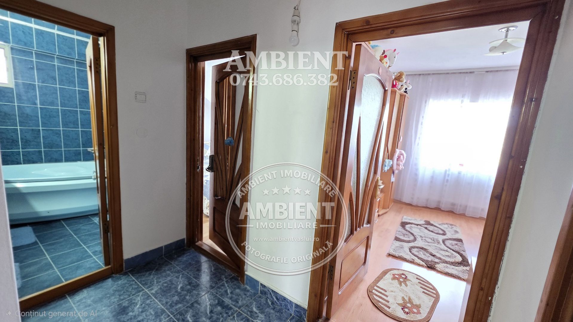 Apartament cu 4 camere + GARSONIERĂ la același etaj – VASLUI, Zona CARTIER - Poză 12