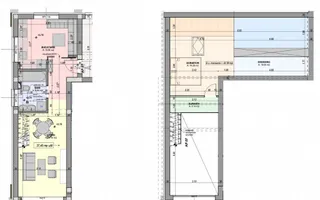 Penthouse 2 camere, finisat la alb, aer conditionat (NCL-1A-L-ap.7) - Poză 12