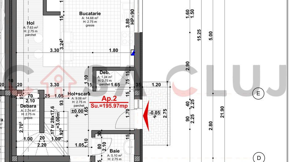 Casa tip Duplex,  6 camere, Campului!! - Poză 3