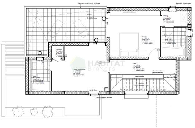 VILA  IANCU NICOLAE, 5 dormitoare, 3 terase, garaj, gradina - Schiță 21