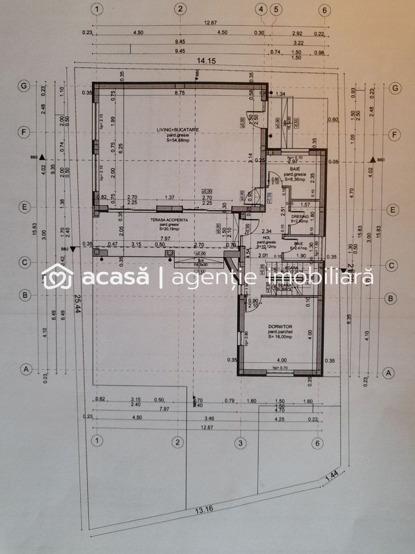 Proiect casă cu mansardă în construcție Micălaca - Poză 4