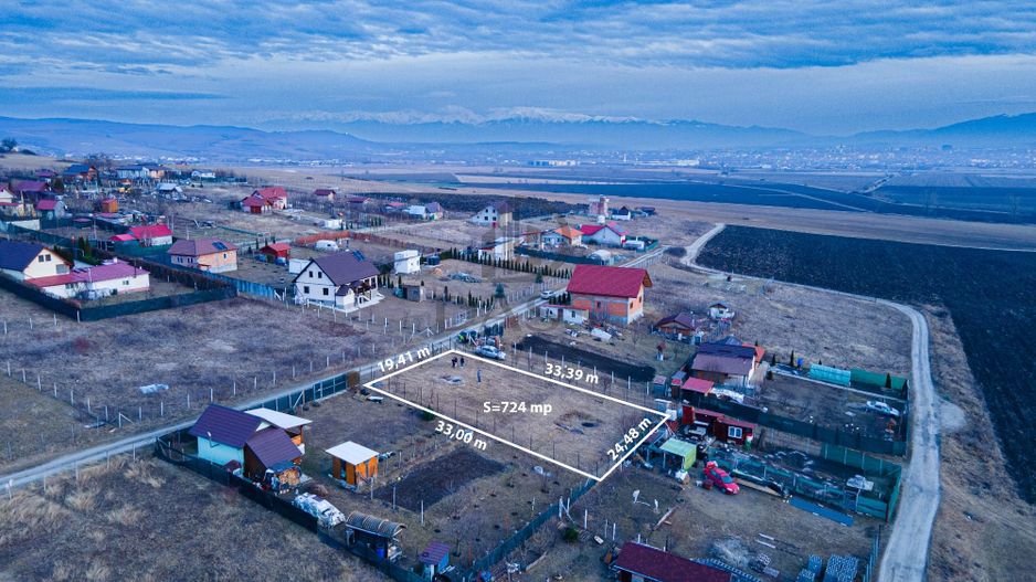 Teren 724 mp – Dealul Sibiului | Zonă cu potențial de intravilan - Poză 1