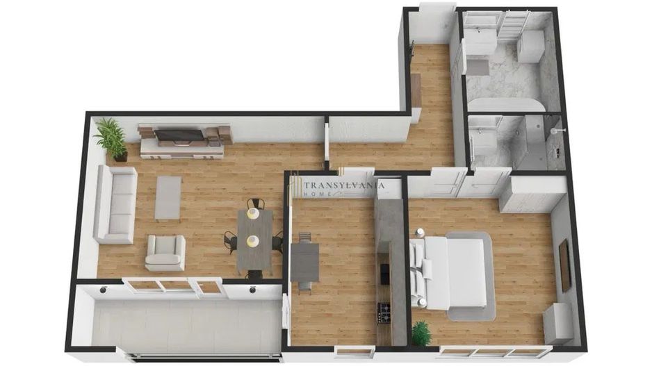 Apartament 2 camere, nou, Comision 0 - Poză 2