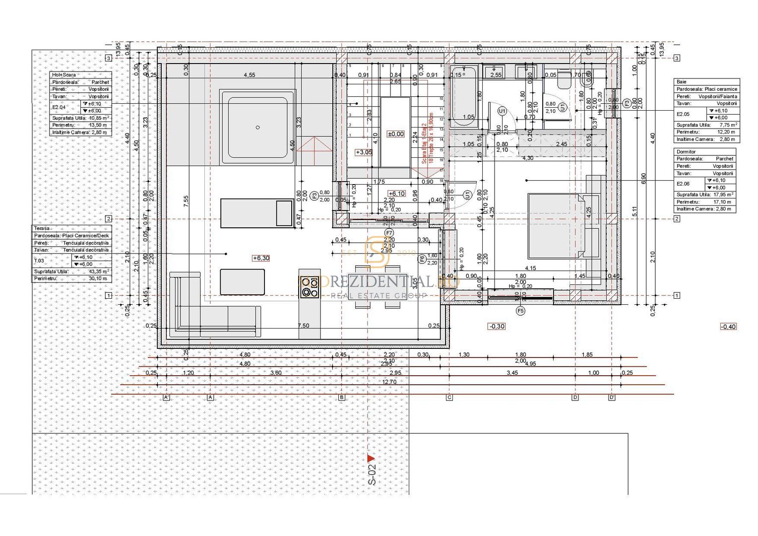 Vila moderna, Popesti-Leordeni, Strada Pavlicheni, acces rapid metrou - Schiță 21