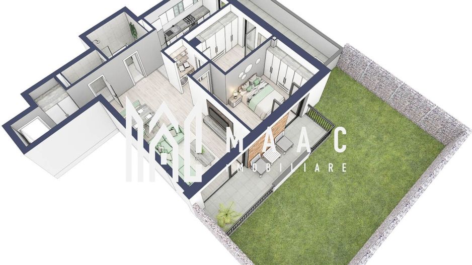 Apartament 3 camere | Balcoane 11.8 mp | Gradica ca. 107mp | Turnisor - Poză 4