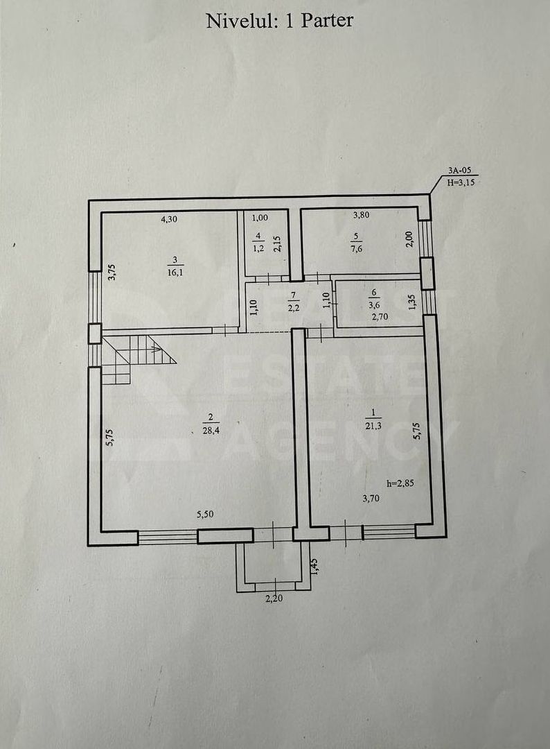 Chirie, spațiu de birouri, 236 mp, strada București, Centru - Schiță 17