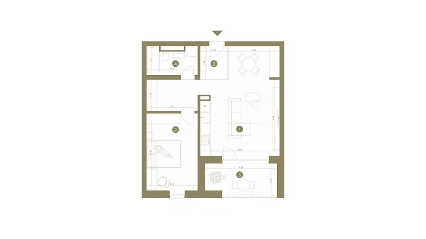 Apartament cu 2 camere de închiriat 61mp Universita Medicina UVVG Arad - Poză 10