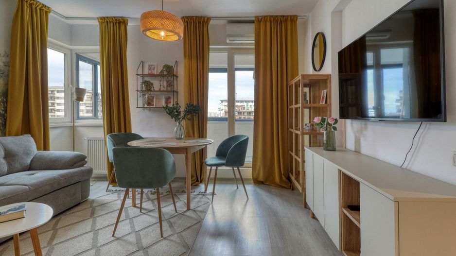 NEW! First rent! 3 camere, Militari Residence - Poză 1