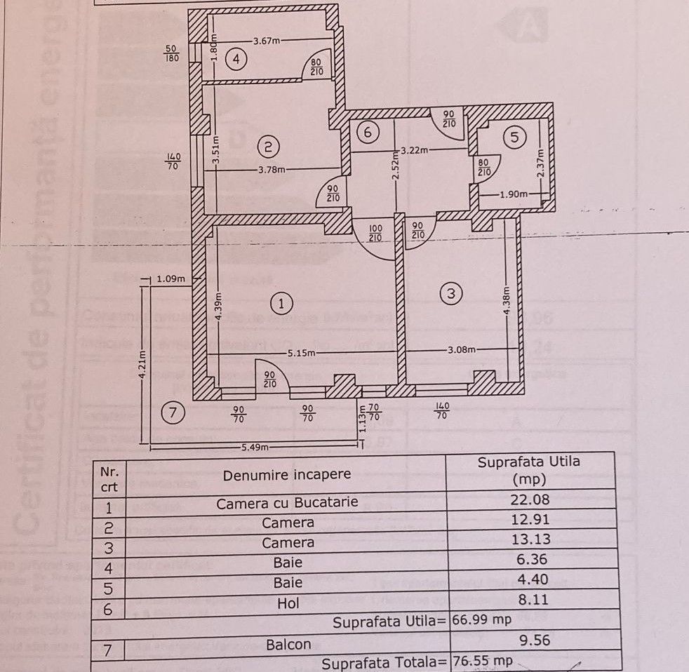 Apartament 3 Camere Decomandat | Militari Residence - Tineretului - Schiță 12