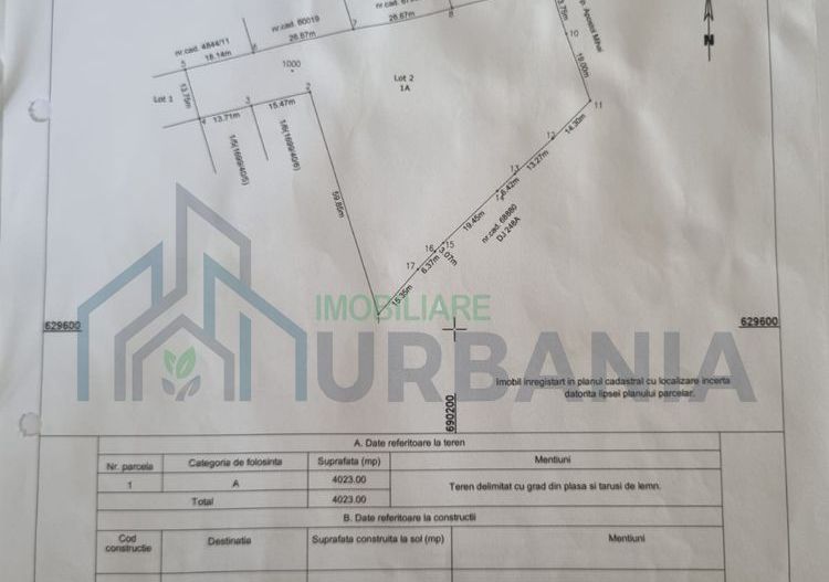 Teren intravilan MIROSLAVA 4.023 mp - Poză 2