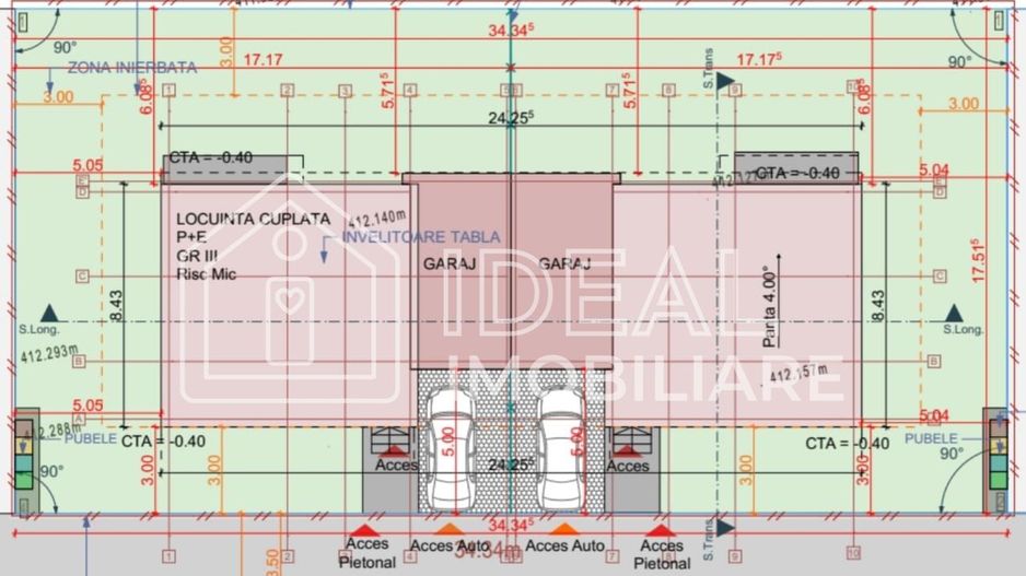 Casa Moderna cu 4 camere si garaj, in zona Trifoiului - Schiță 9