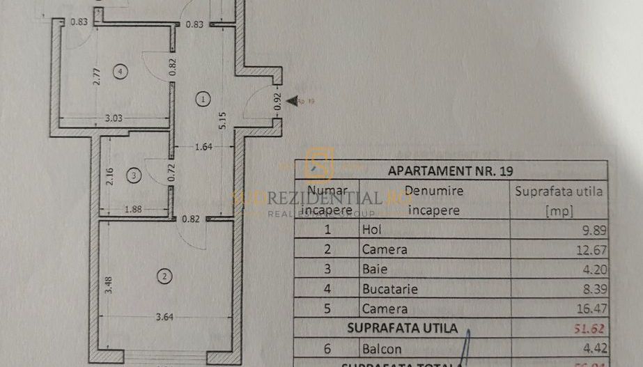 Apartament 2 camere, mobilat si utilat, Rahova-Pucheni, comision 0% - Poză 16