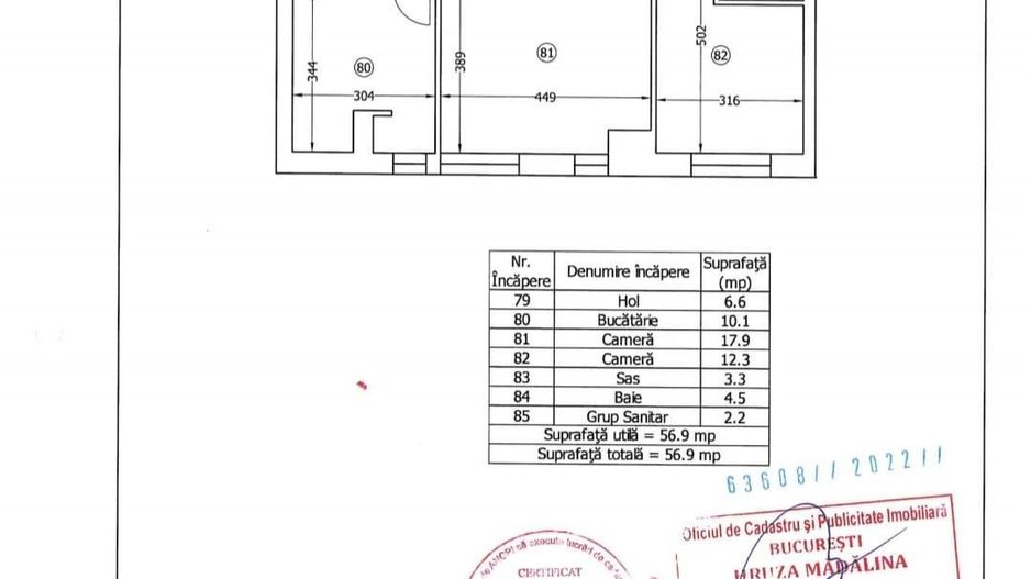 apartament de  vanzare Onix pipera 2 camere parter orientate sud - Poză 8